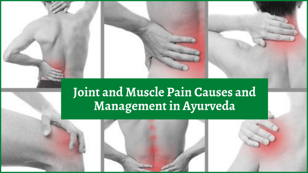 JOINT AND MUSCLE PAIN CAUSES AND MANAGEMENT IN AYURVEDA