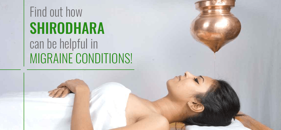 How shirodhara treats a migraine?